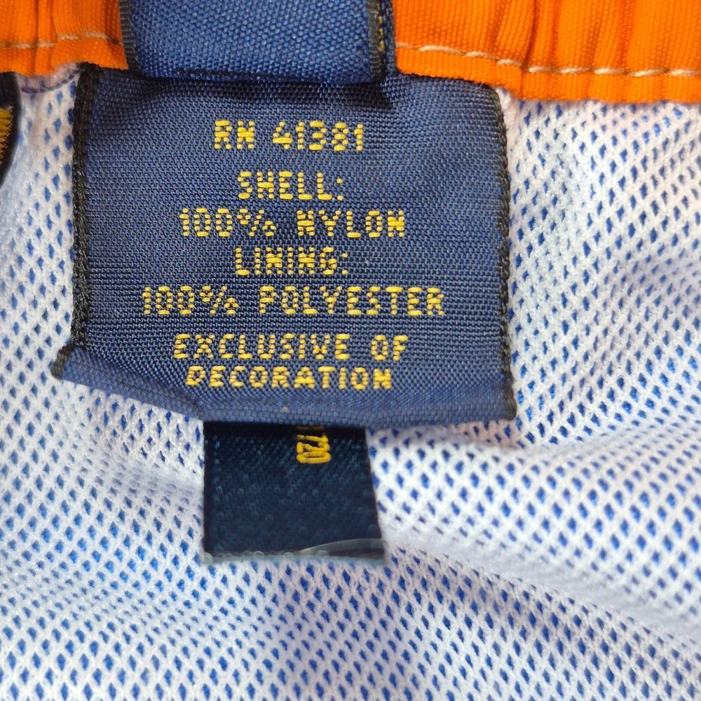 Polo‎ Ralph Lauren Swim Trunks Mens Small Blue Cargo Pocket Mesh Lined Shorts